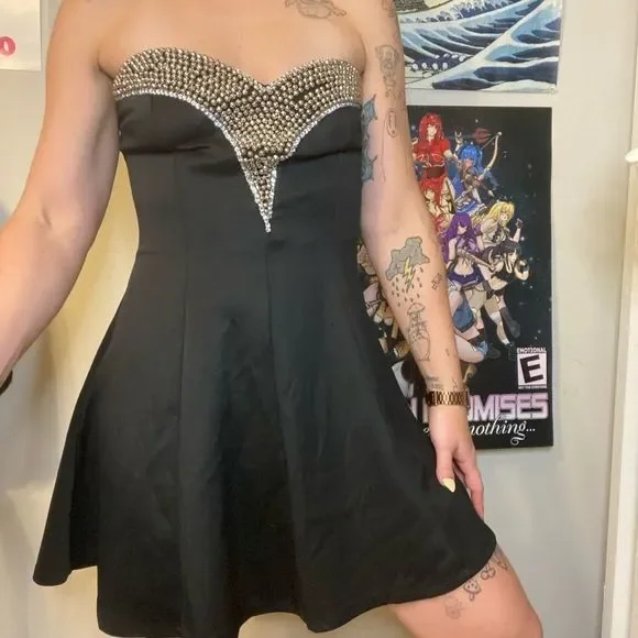 Wet Seal | Dresses | Rhinestone Dress | Poshmark
